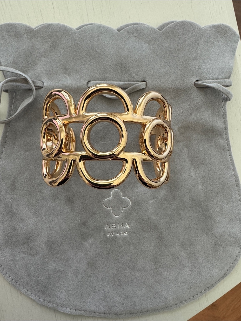 Asha by ADM Open Circle Cuff Bracelet